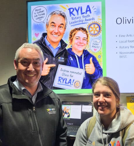 Image of Andrew Hyatt Program Leader and Rotary Youth Leadership Award Winner Olivia Hudson.